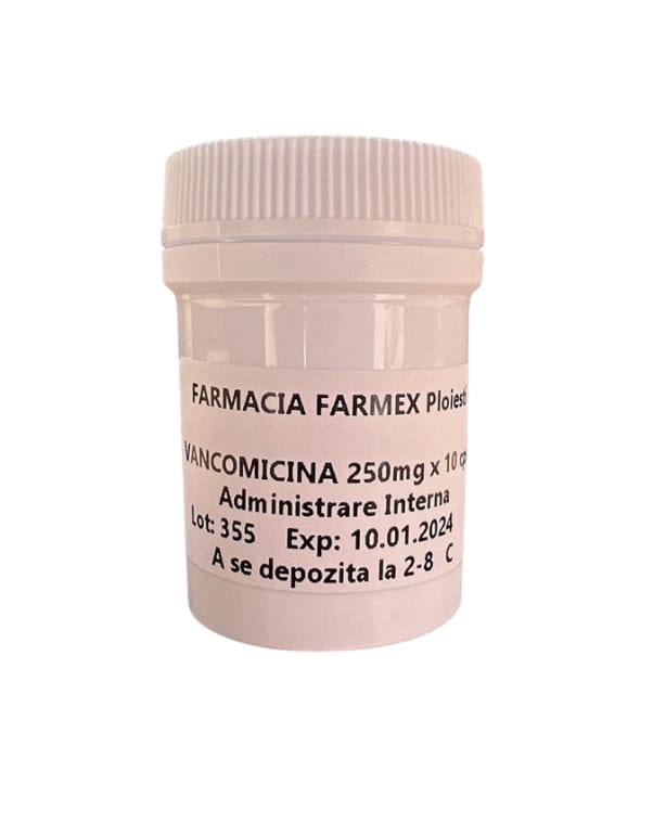 Vancomicina 250mg x 10 cps Elaborare Framex