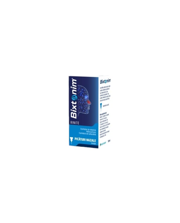 Bixtonim Rinite picături nazale soluţie, 10 ml, Biofarm
