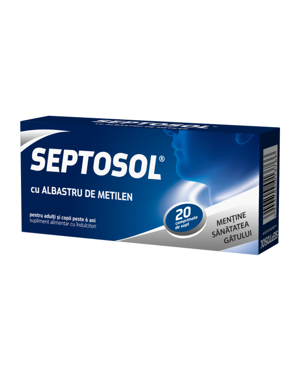 Septosol cu Albastru de Metilen x 20 comprimate de supt