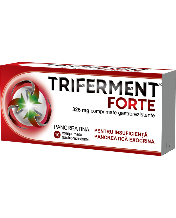 Triferment Forte 325mg x 10 Comprimate gastrorezistente