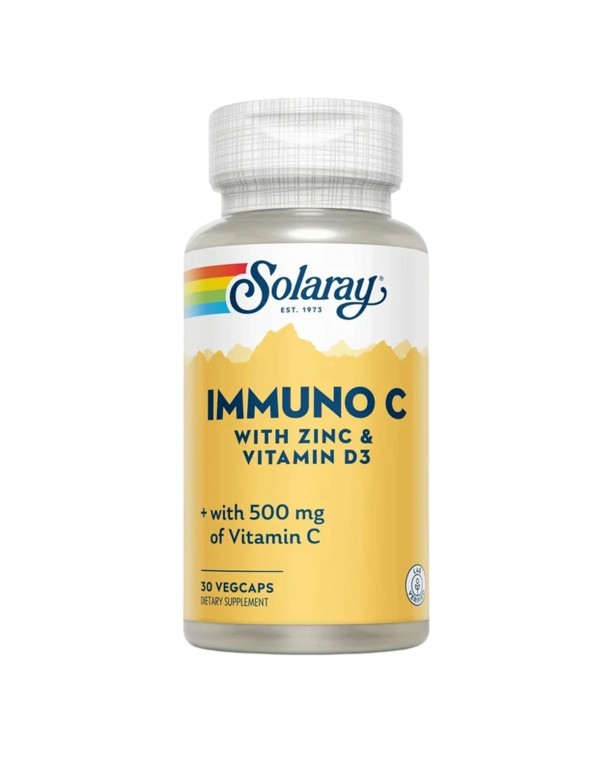 Immuno C plus Zinc and Vitamin D3 30 caps veg
