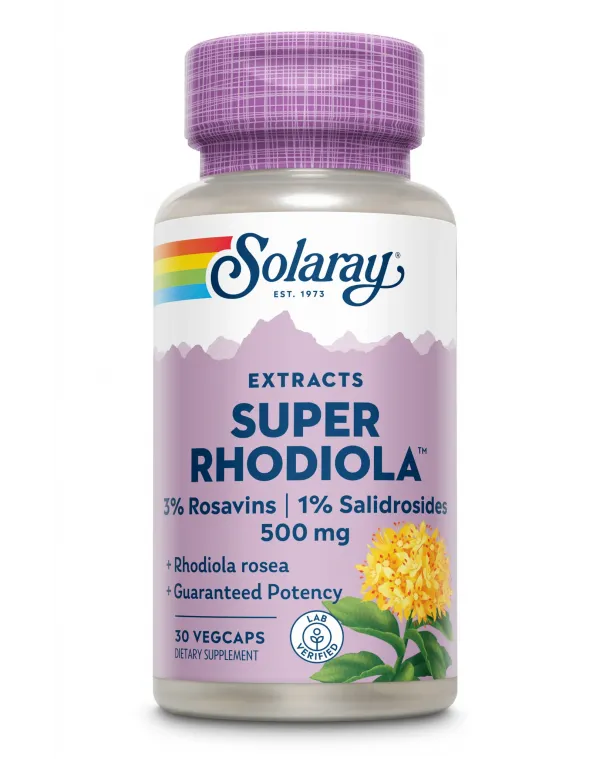 Super Rhodiola 500mg 30 caps veg