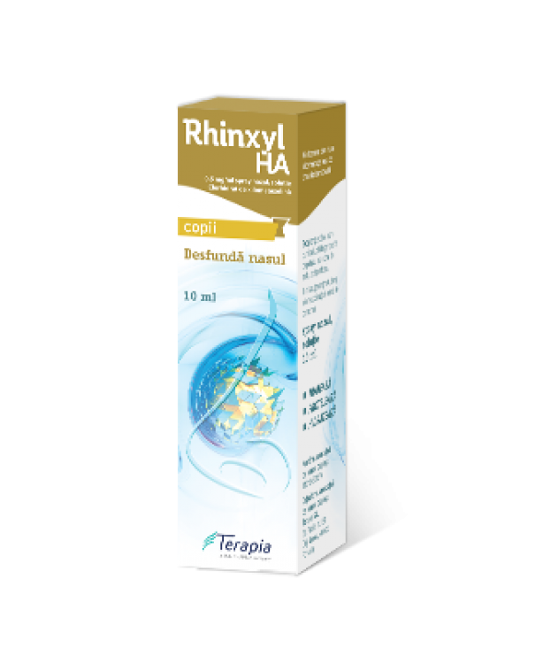 Rhinxyl HA 0,5 mg/ml x 1 spray naz.,sol. 0,5mg/ml Terapia S A