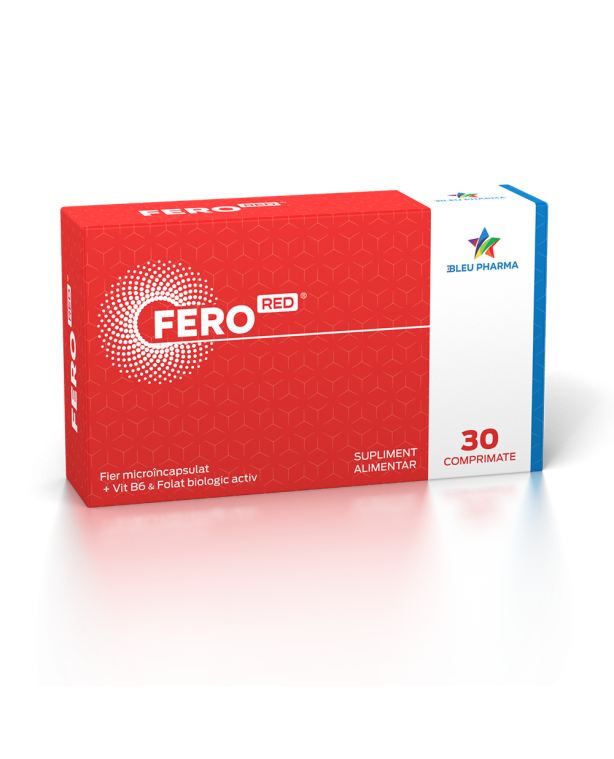 FeroRed, 30 capsule moi, Bleu Pharma