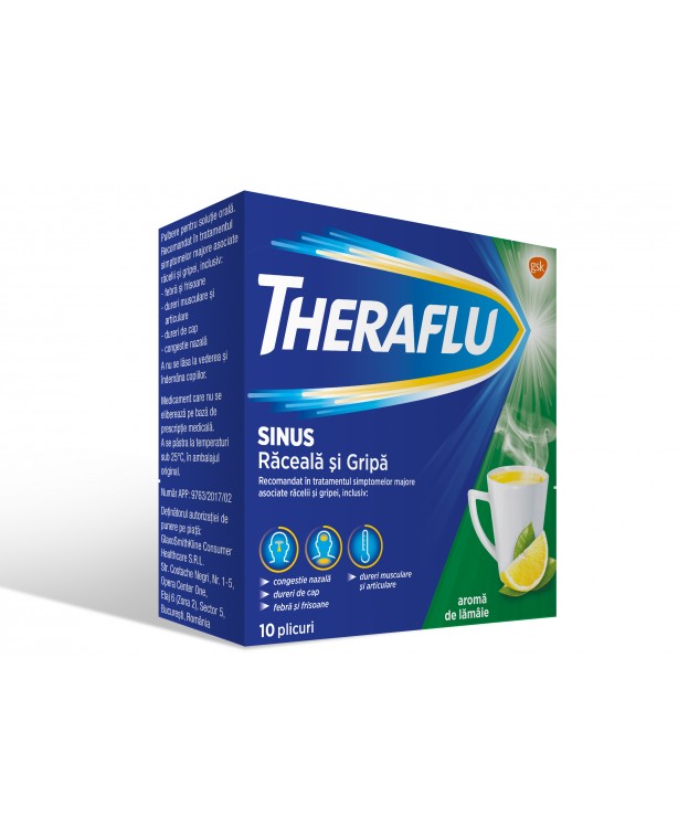 Theraflu Sinus Raceala si Gripa x 10 plicuri