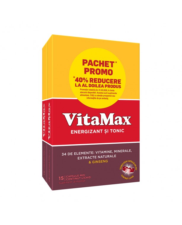 Vitamax X 15 cps Oferta