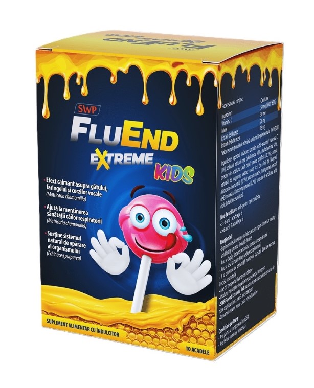 Fluend Extreme Kids ,10 acadele, Sun Wave Pharma