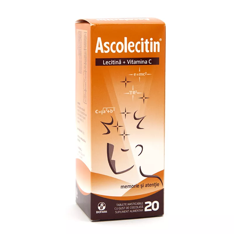 Ascolecitin 20 tablete masticabile Biofarm