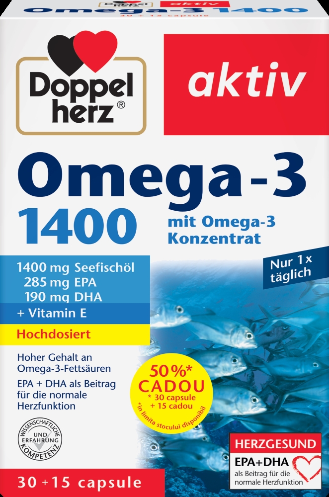 Omega 3 1400 mg 30+10 capsule Doppelherz
