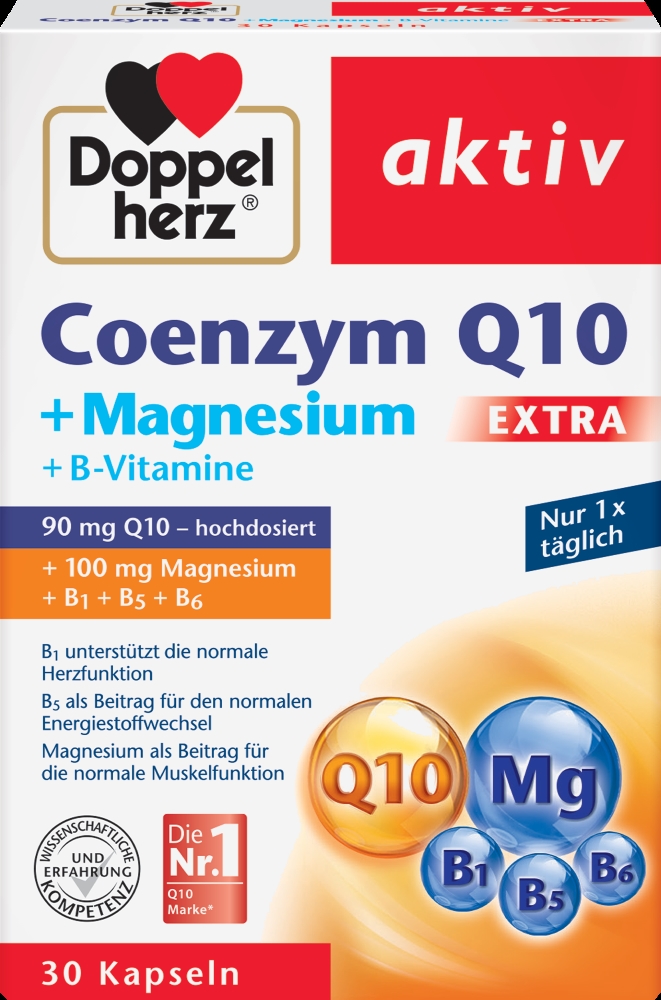 Coenzima Q10 Extra+Magneziu 30 caps. Doppelherz