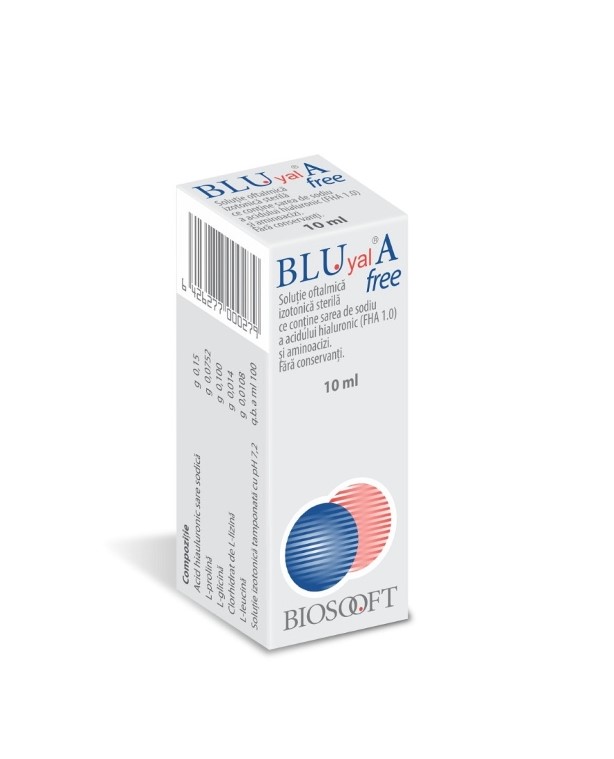 Blu Yal 0.15% 10 ml solutie oftalmica