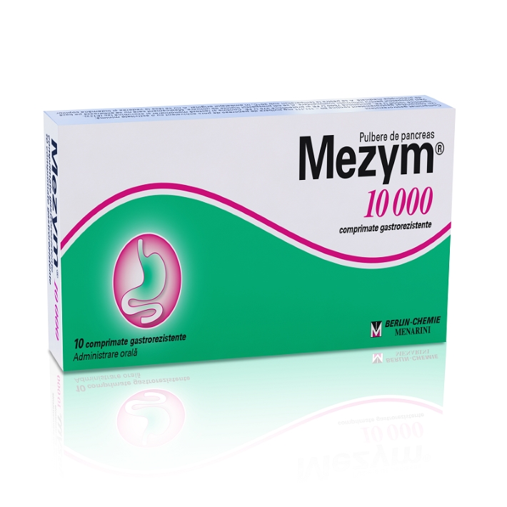 Mezym 10000 X 10 comprimate