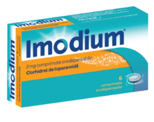 Imodium, 2 mg, 6 comprimate orodispersabile, Mcneil