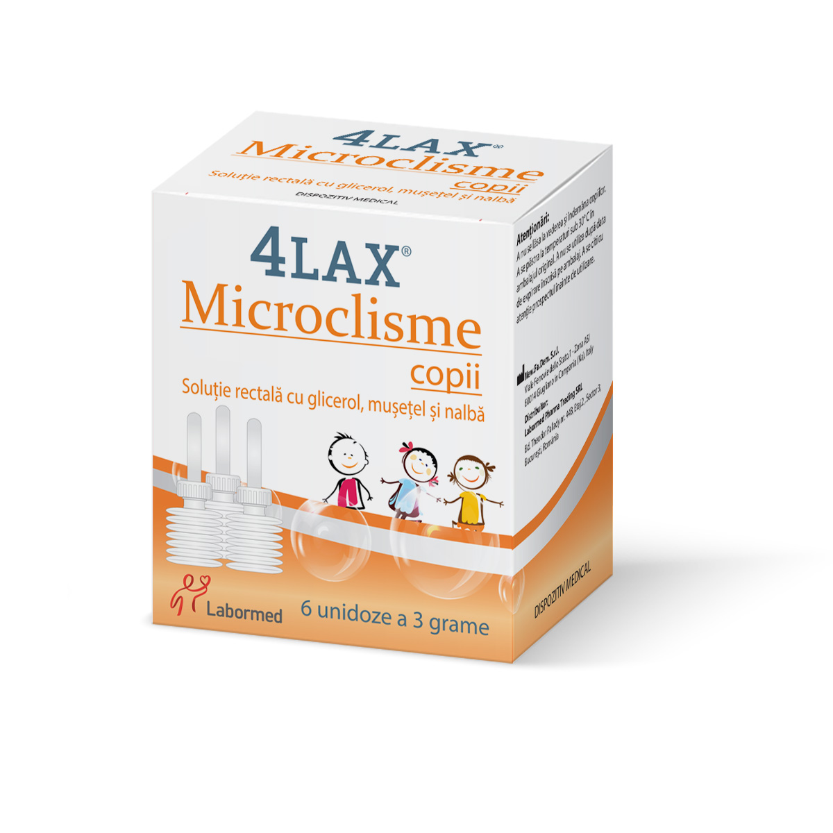 4Lax Microclisme copii 6 unidoze