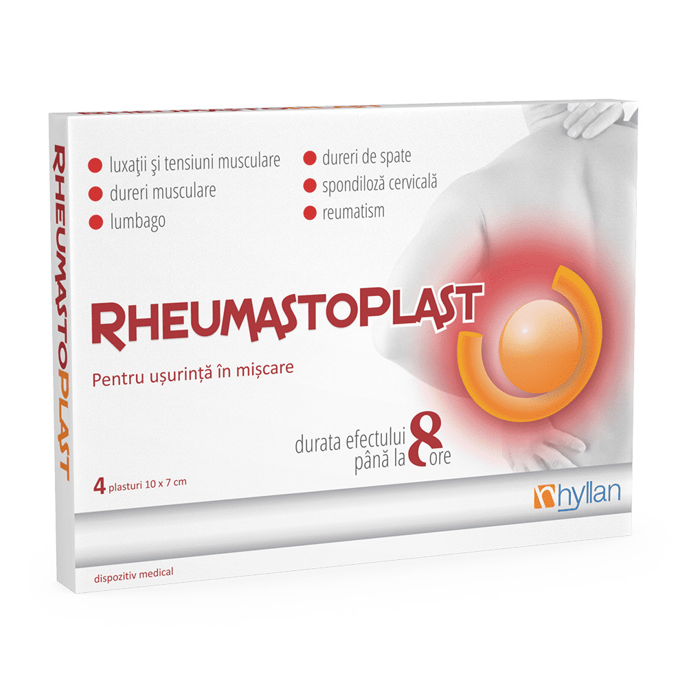 Rheumastoplast 4 plasturi Hyllan