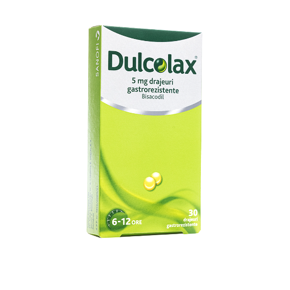 Dulcolax 5 mg x 30 drajeuri gastrorezistente