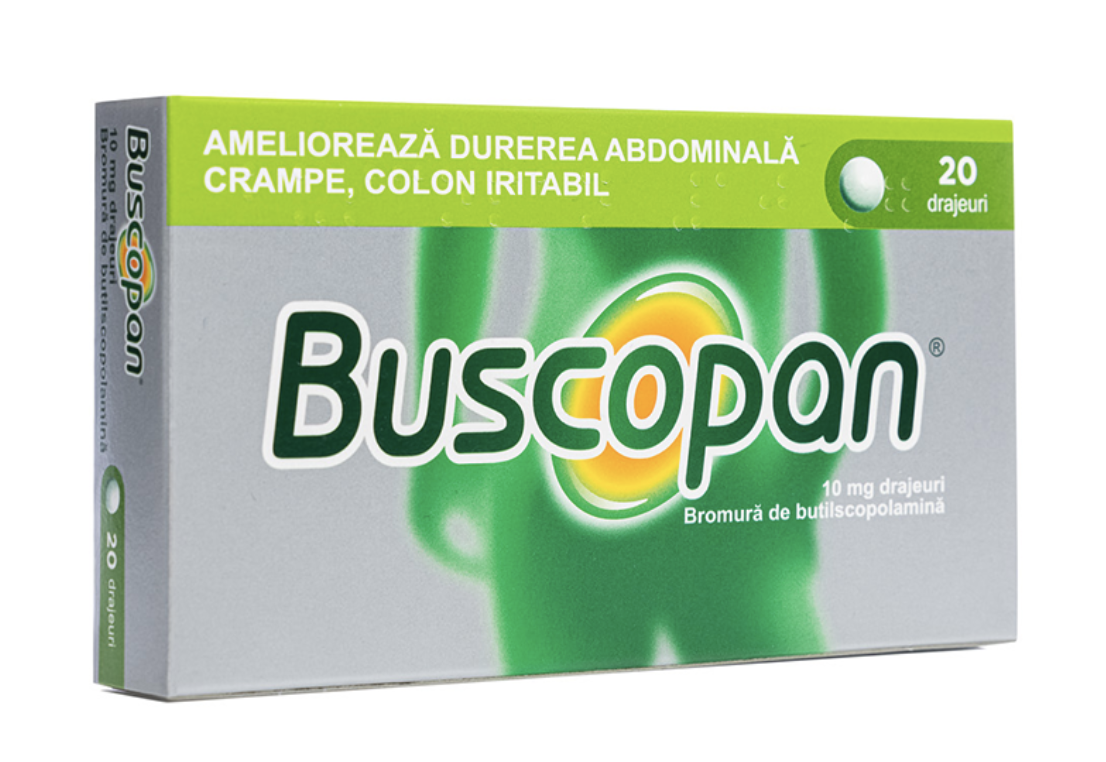 Buscopan 10 mg x 20 drajeuri