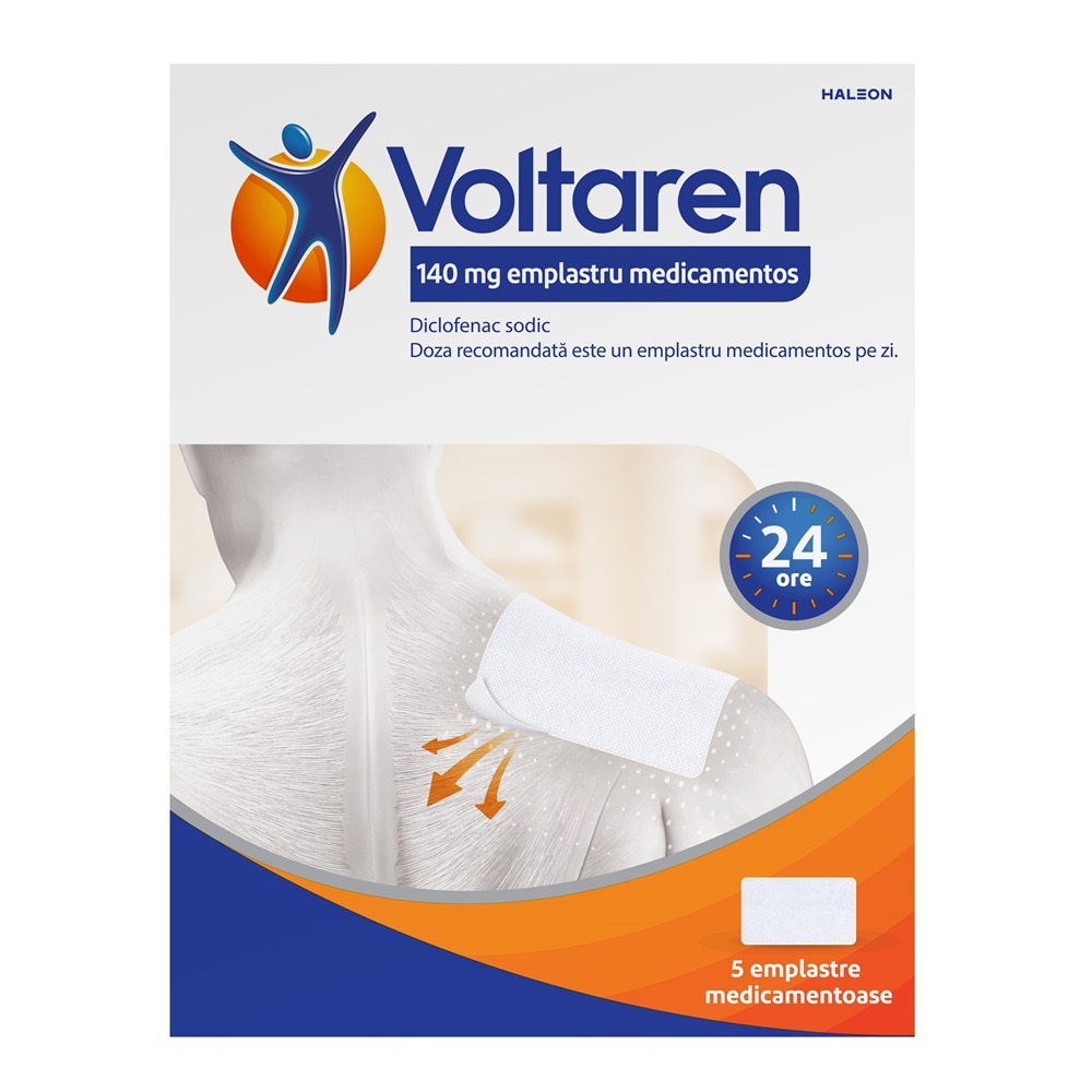 Voltaren 140mg 5 Emplastru medicamentos