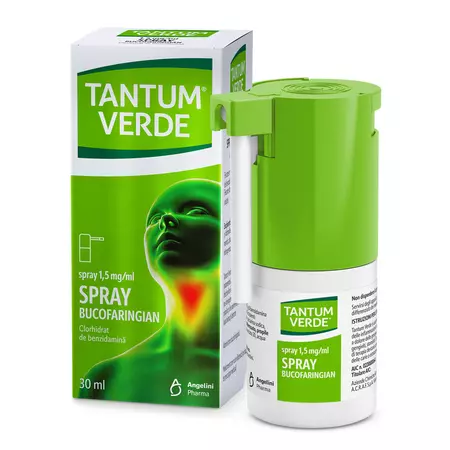 Tantum Verde Spray copii 1,5 mg/ml spray bucofaringian