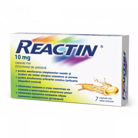 Reactin, 10 mg, 7 capsule, McNeil