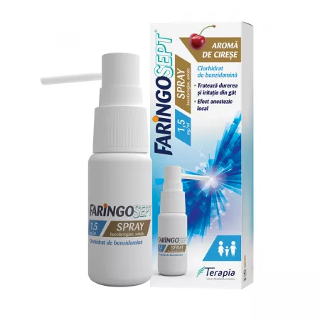 Faringosept spray 1,5 mg/ml spray bucofaringian