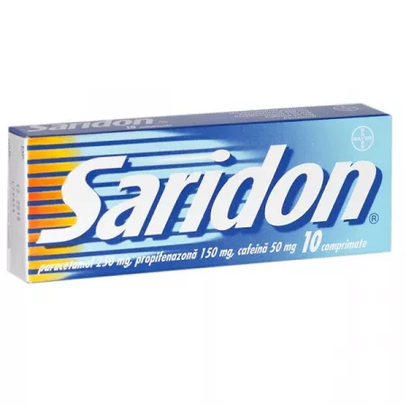 Saridon 10 comprimate