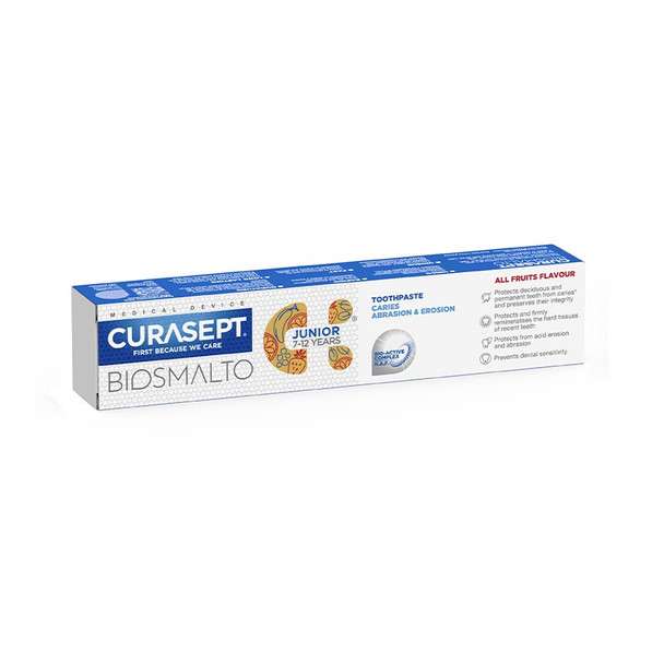 Pasta de dinti Biosmalto Junior, 75 ml, Curasept