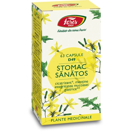 Stomac sanatos, 63 caps., Fares