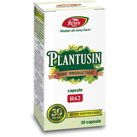 Plantusin Tuse productiva ,30 capsule, Fares