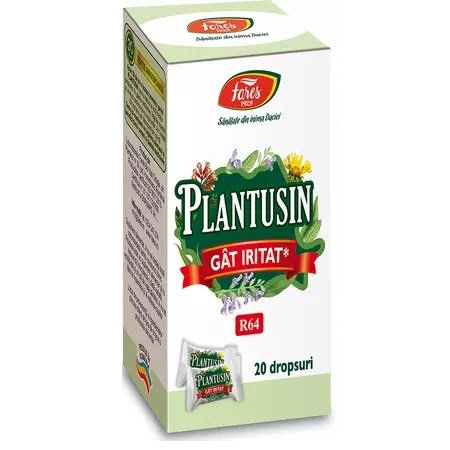 Plantusin gat iritat x 20 dropsuri, Fares