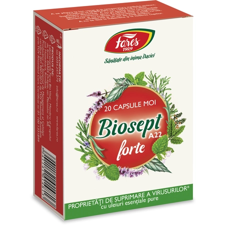 Biosept Forte 20 capsule, Fares
