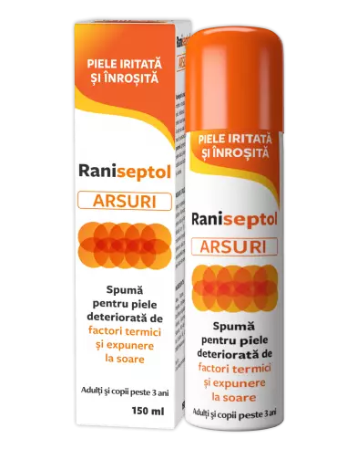Raniseptol Arsuri spuma 150 ml, Zdrovit