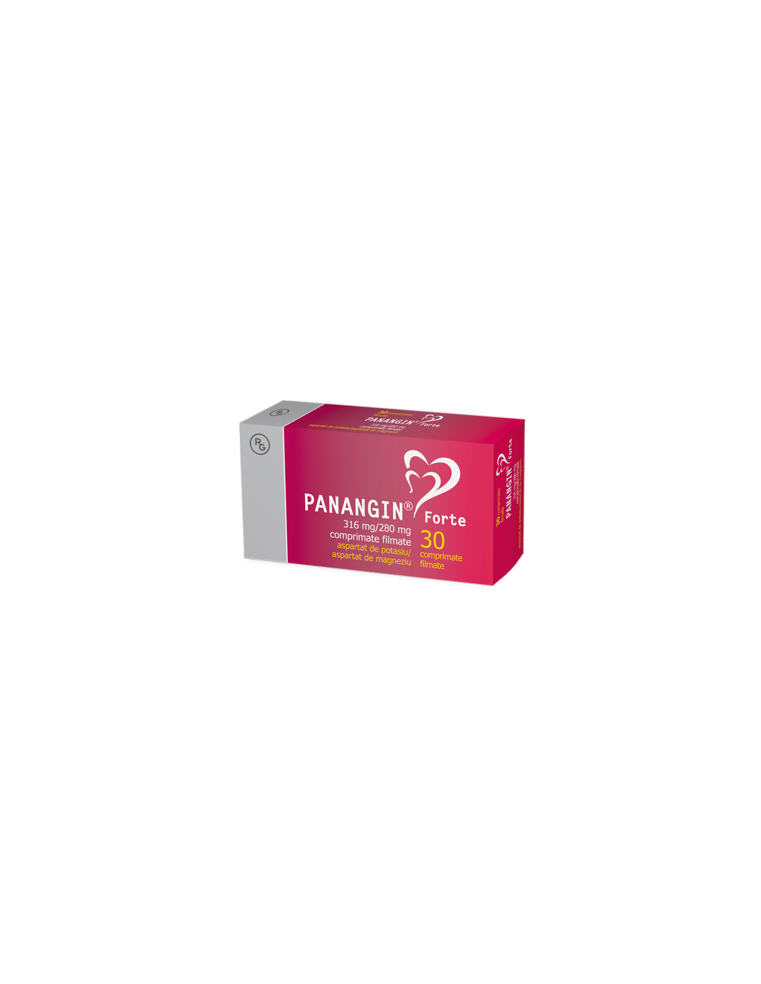 Panangin Forte, 316mg/280mg, 30 comprimate filmate, Gedeon Richter