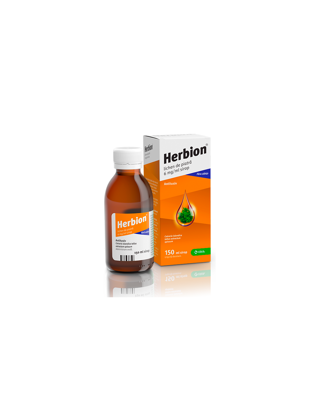 Herbion Sirop Lichen de piatra 6 mg/ml 150 ml Krka