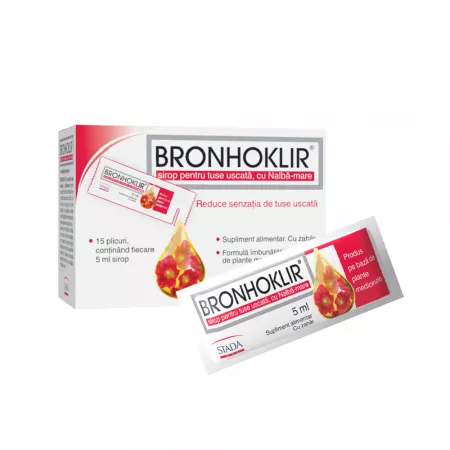 Bronhoklir tuse uscata 15 plicuri Stada