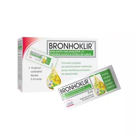 Bronhoklir tuse productiva 15 plicuri Stada