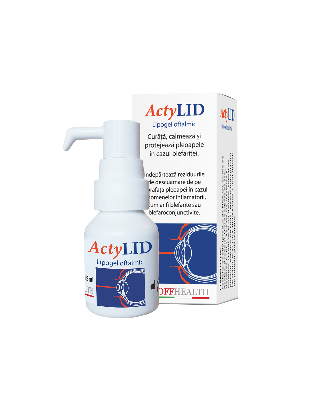 Actylid Lipogel oftalmic 15ml, Inocare