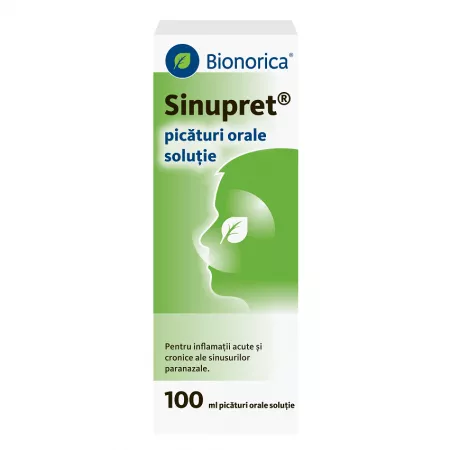 Sinupret picaturi orale 100ml, Bionorica