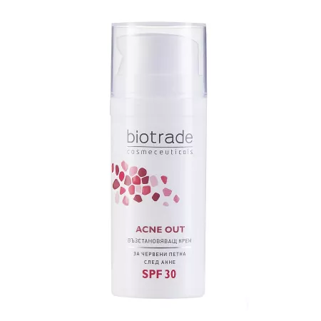 Acne Out crema reparatoare SPF 30 , 30 ml ,Biotrade