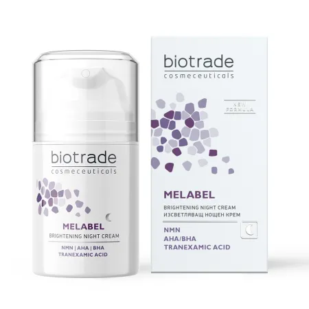 Melabel crema depigmentanta de noapte 50 ml, Biotrade