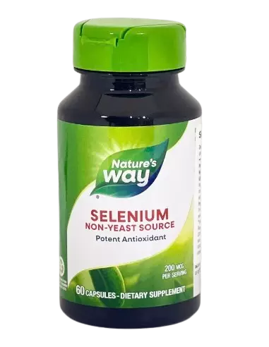 Selenium 200 mcg Nature's Way, 60 capsule, Secom