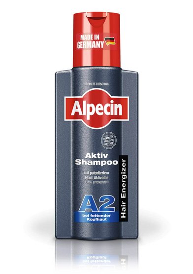 Sampon Alpecin Active A2 pentru scalp gras, 250 ml