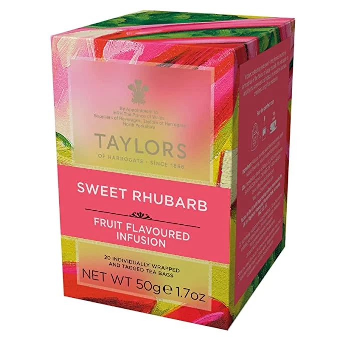 Ceai Taylors of Harrogate Rubarba dulce, 20 plicuri
